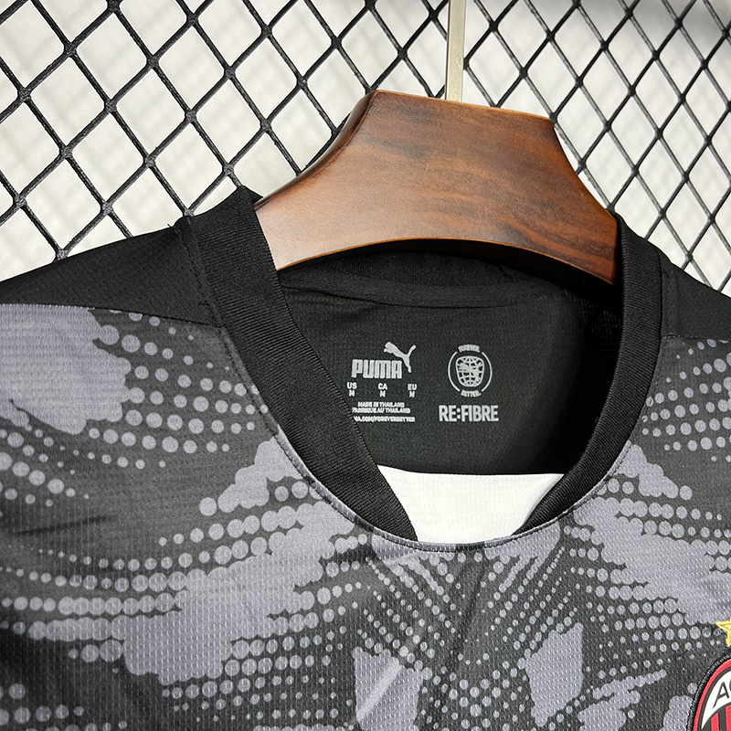 24-25 ACM Black GoalKeeper Fans Soccer Jersey - Image 6