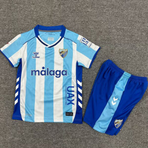 25-26 Malaga Home Kids Soccer Jersey