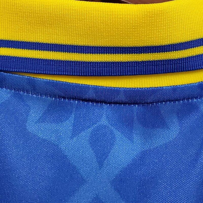 1995-1997 Parma Blue Retro Soccer Jersey - Image 7