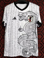 24-25 Japan White Special Edition Fans Soccer Jersey (日文与龙)