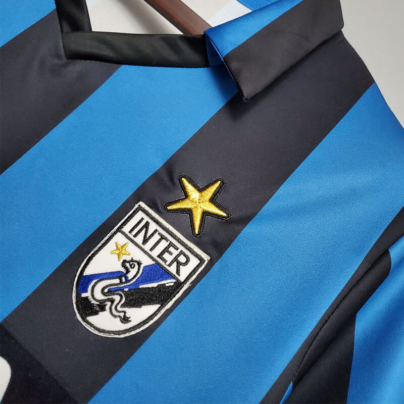 1988-1990 INT Home Retro Soccer Jersey - Image 5