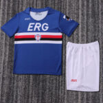 1990-1991 Sampdoria Home Kids Retro Soccer Jersey