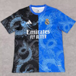 25-26 RMA Blue Black Special Edition Fans Training Shirts (龙纹)