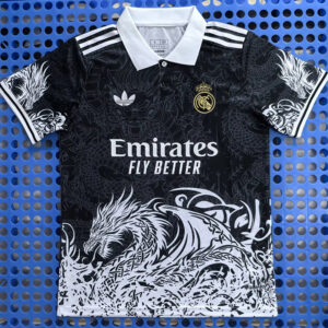 25-26 RMA Black Polo Short Sleeve (三叶龙)有领