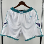 Hornets White City Edition Top Quality NBA Pants