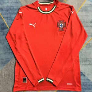 25-26 Portugal Home Long Sleeve Soccer Jersey (长袖)(PM)