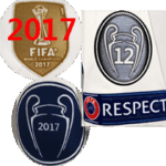 2017-2018 RMA Home Player Version 球员 Retro Soccer Jersey