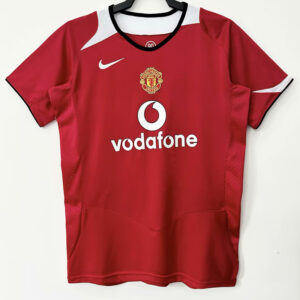 2005-2006 Man Utd Home Retro Soccer Jersey