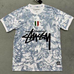 24-25 Italy Grey White Special Edition Fans Soccer Jersey (Print Personalized AD)
