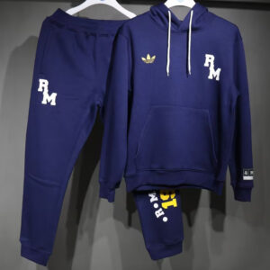 24-25 RMA Royal blue Hoodie Tracksuit (High Quality)(卫衣套装)