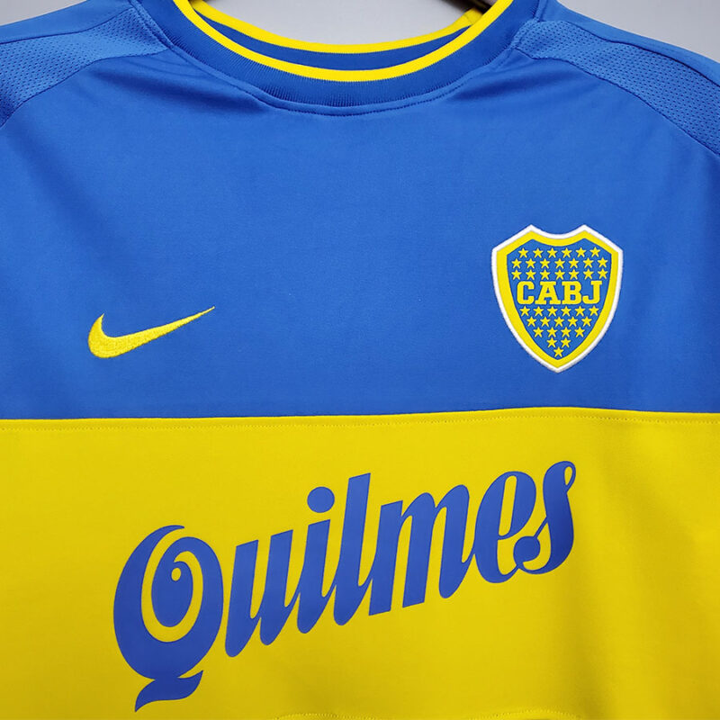 1999-2000 Boca Juniors Home Retro Soccer Jersey - Image 3