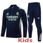 25-26 RMA Royal blue Kids Half Pull Tracksuit #E2539(童装)(半拉链)