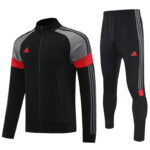 2025 AD Black Jacket Tracksuit #2313