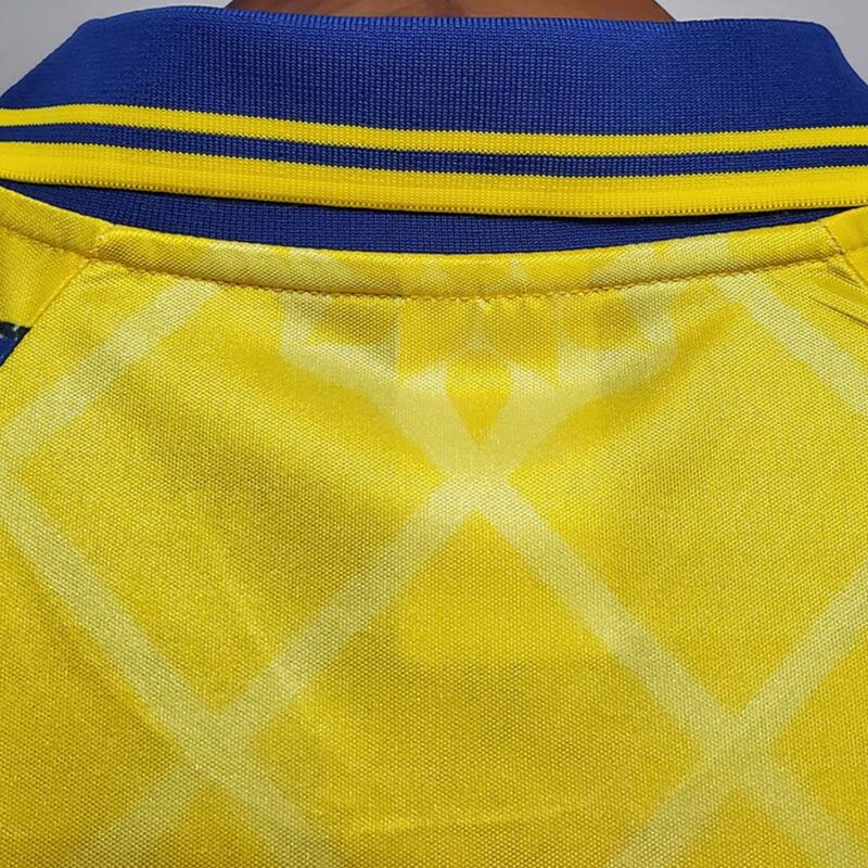 1995-1997 Parma Yellow Retro Soccer Jersey - Image 7