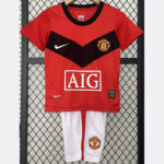 2009-2010 Man Utd Home Kids Retro Soccer Jersey