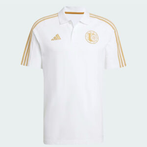 25-26 Tigres UANL White Polo Short Sleeve