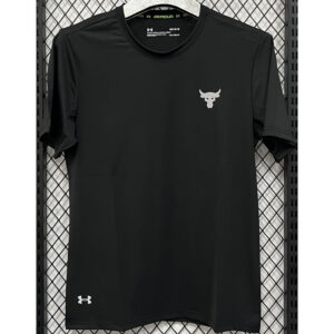 A222 UA Black High Quality Casual T-Shirt #牛头