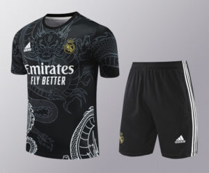 24-25 RMA Black Training Short Suit #龙