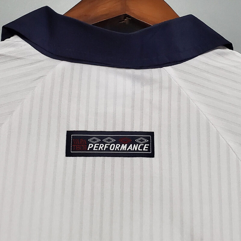 1998 England Home Retro Long Sleeve Soccer Jersey (长袖) - Image 5
