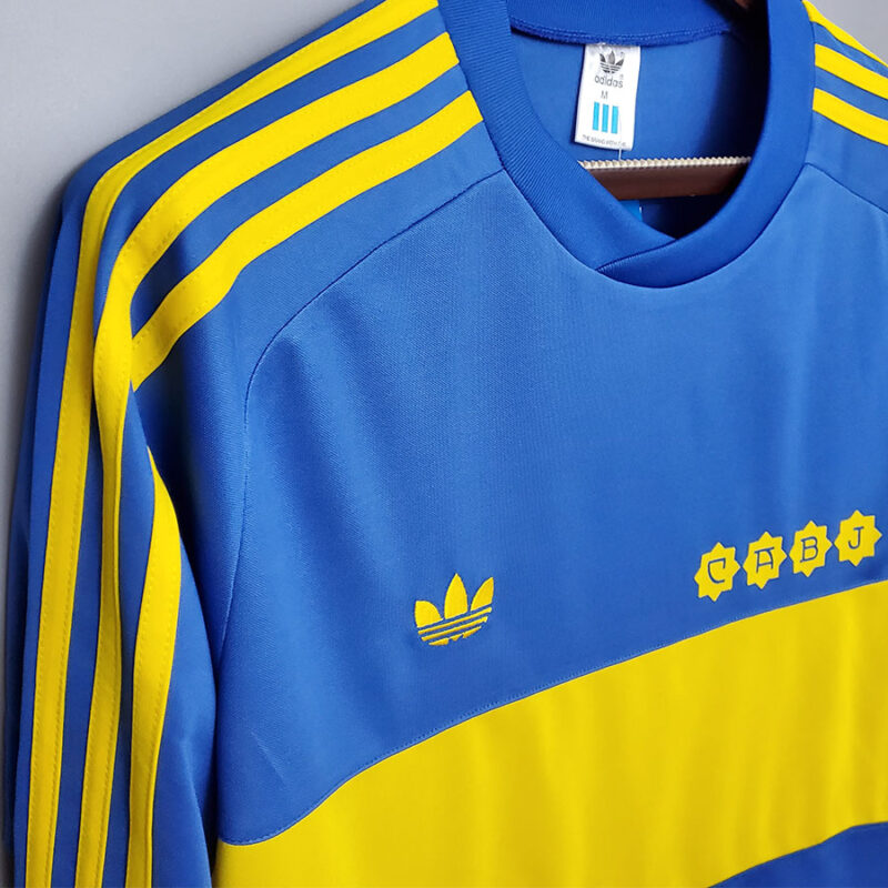 1981 Boca Juniors Home Long Sleeve Retro Soccer Jersey (长袖) - Image 3
