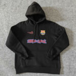 25-26 BAR Black Hoody 黑色(加绒)彩标