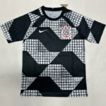 25-26 Corinthians Black Grey Training shirts