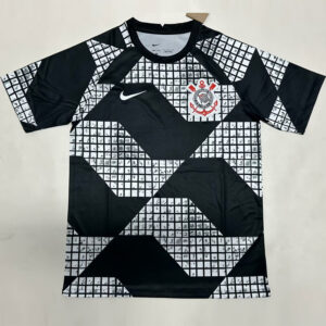 25-26 Corinthians Black Grey Training shirts