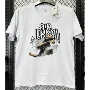 T281 Jordan White High Quality Casual T-Shirt