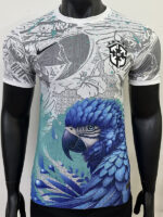 25-26 Brazil Special Edition Blue White Player Version Soccer Jersey
