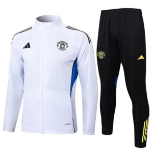 25-26 Man Utd White Jacket Tracksuit #A2533