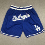 LosAngelesDodgers Blue City Edition Top Quality NBA Pocket Pants #洛杉矶道奇队