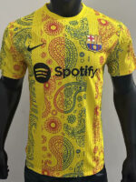 25-26 BAR Yellow Special Edition Player Version Training Shirts
