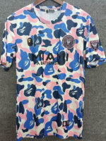 25-26 Inter Miami Blue Pink Joint Edition Fans Soccer Jersey (左袖带图)猿