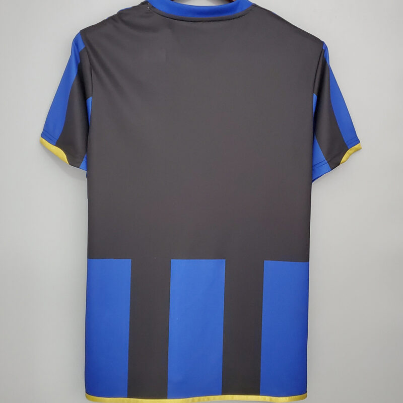 2008-2009 INT Home Retro Soccer Jersey - Image 2